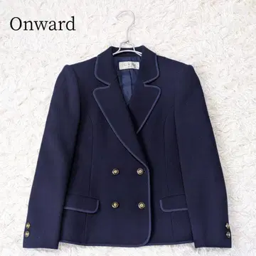 온워드 REONOBLE [울 100%] 테일러드 자켓 9호 골드 버튼