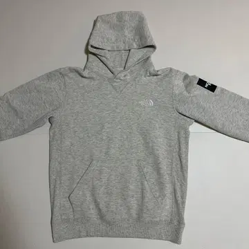 더 노스페이스 그레이 후드티 후드 부착