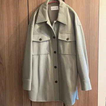 프레이 아이디 민트 그린 CPO 셔츠 자켓