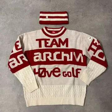 [ 아르치비오 ] 니트 스웨터 빨간색