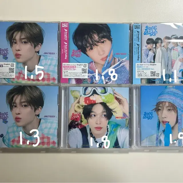 엔시티 위시 송버드 일본반 개봉앨범 양도