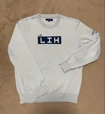 캘러웨이 골프 스웨터 L 사이즈 라이트 그레이