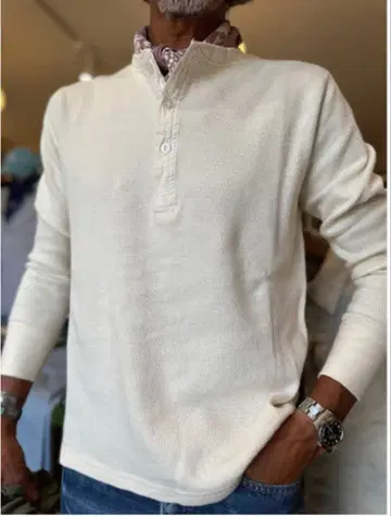 보이즈 마켓 별주 EMPIRE & SONS 밀리터리 헨리넥 써멀 S