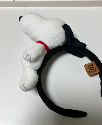 레어 2015년 USJ 15주년 빈티지 스누피 머리띠