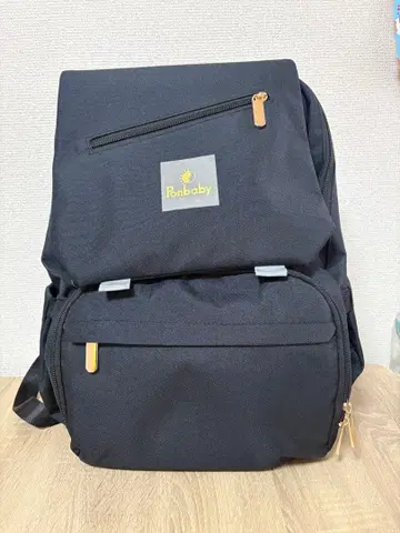 Ponbaby 블랙 마더백 백팩형