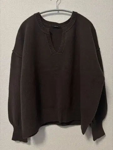 JOURNAL STANDARD 캐시미어 울 스키퍼 니트 브라운