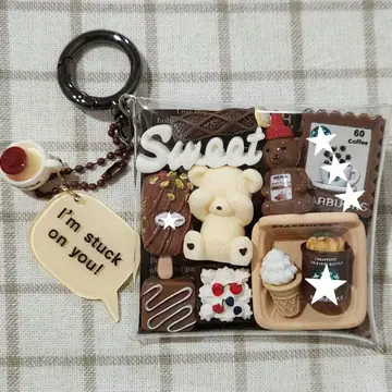 가챠 파우치 곰돌이 카페1