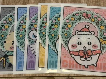 치이카와 (먼작귀) 클리어 파일 6매 세트 세븐일레븐