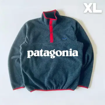 Patagonia 1980s 신틸라 스냅T USA제 XL 그레이