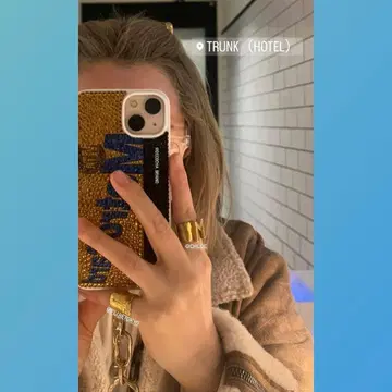 New York 구매 POLOGEORGIS 카멜 무스탕 코트