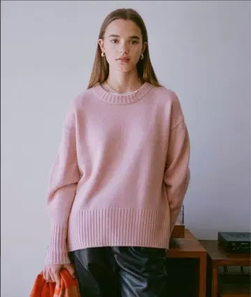 [새상품] 결론 시리즈 스타일 마스터 니트 핑크 UNITED ALLOWS