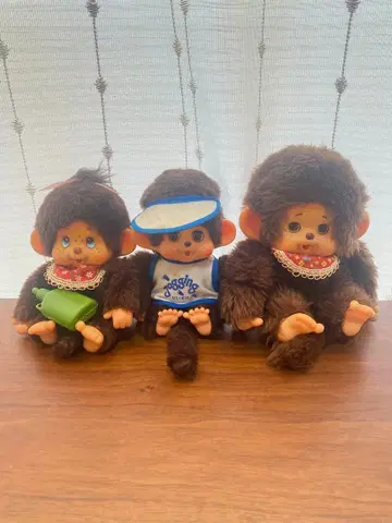 몬치치 다이스케 인형 3체 세트 쇼와 레트로