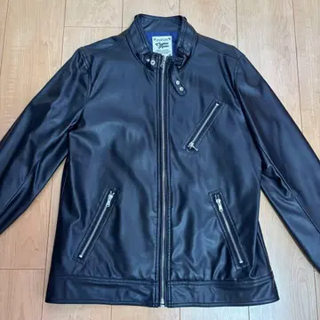 여성용 블랙 가죽 자켓 싱글 라이더