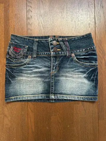 Heaven Winger 데님 미니 스커트