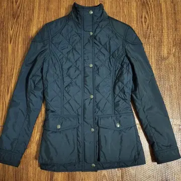 네이비 퀼팅 자켓