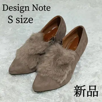 [ 새상품 ] Design Note 펌프스 부티 퍼 푹신푹신 S