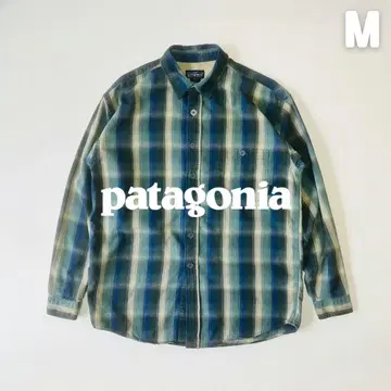 Patagonia 1999년 옴브레 체크 얀다이 워크 셔츠 M
