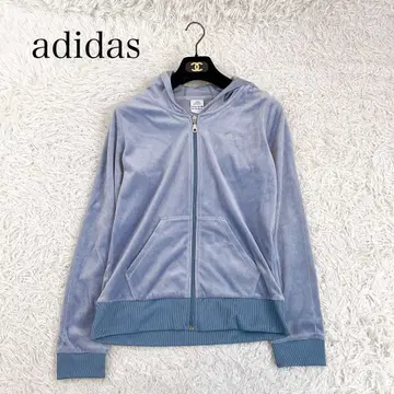 아디다스 벨로아 지퍼 후드티 L 사이즈