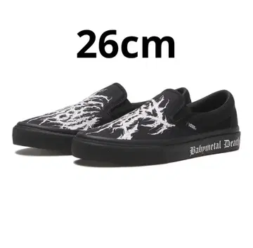 BABYMETAL x Vans Slip-On Black/White26cm