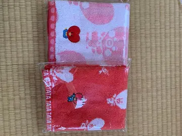 TATA 타월 세트 레드 핑크