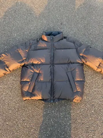 TOMMY HILFIGER 블랙 다운 자켓 XL