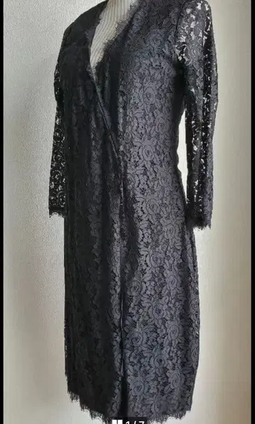 새상품급 DIANEvonFURSTENBERG 레이스 원피스 블랙