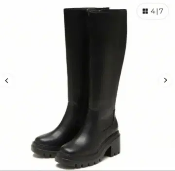 ABC-MART 플랫 백 고어 롱 부츠 L 사이즈