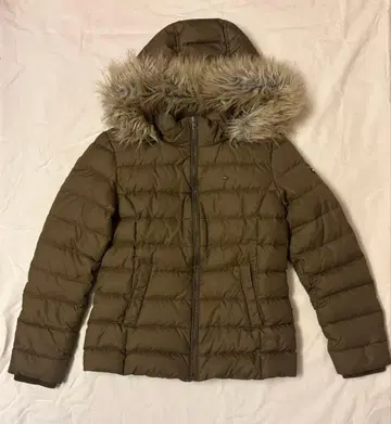 새상품급! Tommy Hilfiger Denim 카키 다운 자켓 M