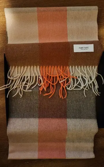 matti totti 100% 캐시미어 머플러