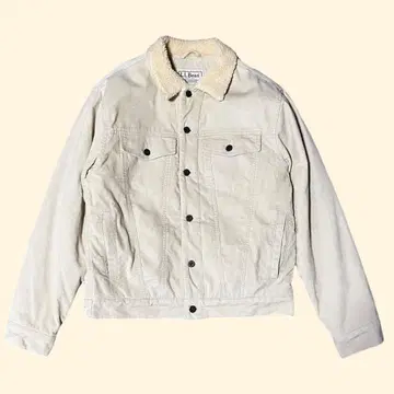 빈티지 L.L. Bean 코듀로이 보아 자켓 베이지 S