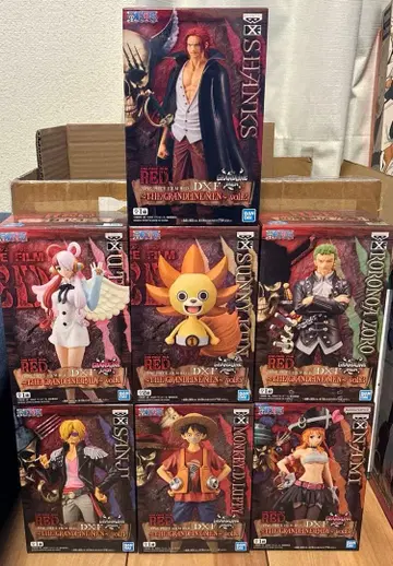 원피스 FILM RED 피규어 7체 세트 판매