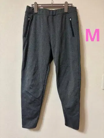 유니클로 웜 팬츠 블록 테크 플리스 팬츠 M
