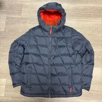 L.L.Bean 다운 자켓 보아 안감 네이비 오렌지