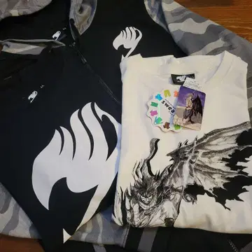 페어리 테일 후드티 T셔츠 세트