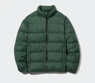 새상품급! 유니클로 울트라 라이트 다운 자켓 3D 컷 그린 XL