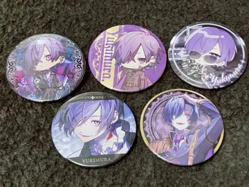 유키무라. 캔 배지 5개 세트