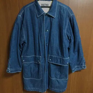 데님 커버올 다크 블루