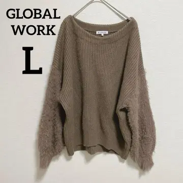 a317 글로벌 워크 니트 캐주얼 루즈핏 L 소매 퍼프
