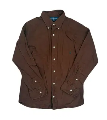 [ 랄프 로렌 ] 클래식 핏 긴팔 셔츠 브라운