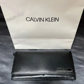 캘빈 클라인 블랙 장지갑 2단 블랙