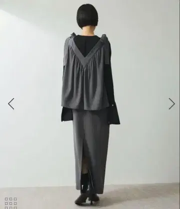 ADAM ET ROPE' 숄더 리본 원피스