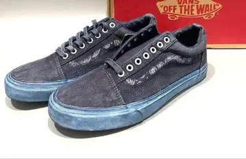 VANS OFF THE WALL 다크 블루 스니커즈