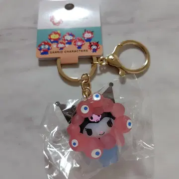 쿠로미 산리오 미야쿠미야쿠 클리어 컬러 마스코트 키링