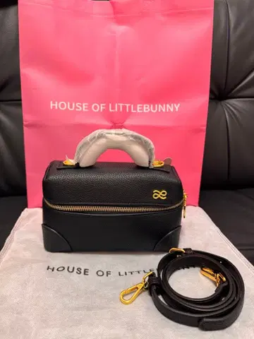 HOUSE OF LITTLEBUNNY 블랙 숄더백