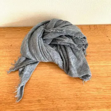 캐시미어 100% 스톨 데님 계열 블루 에이걸즈