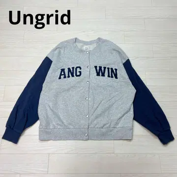 Ungrid 언그리드 와펜 로고 가디건