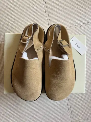 CANAL JEAN 백 스트랩 스웨이드 슬립온 S 사이즈