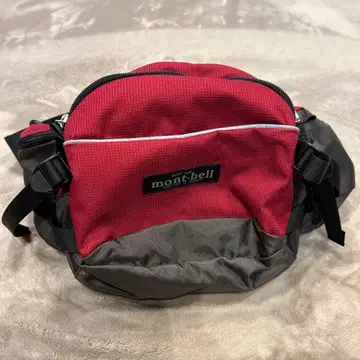 mont bell 쿠션 포함 웨스트 파우치 등산 수납 다수