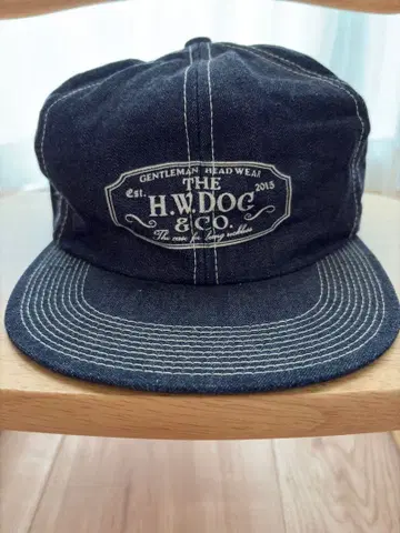 H.W.DOC & CO. 데님 워크캡 시착만 한 상품