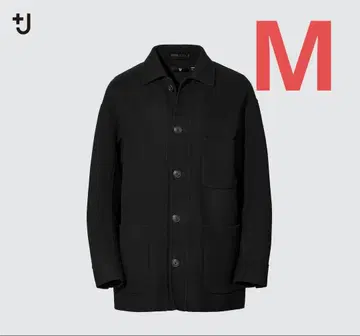 새상품급 UNIQLO +J 울 블렌드 오버사이즈 셔츠 자켓 M 사이즈